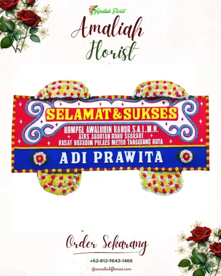Papan Bunga Ucapan Selamat Umbul